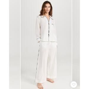 Sea New York 100% Cotton Vesta Binding Sleepwear Pajama Set